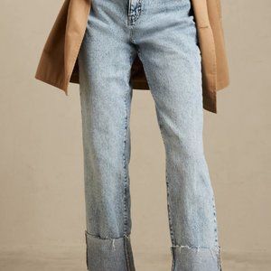 BR Factory Slouch Jean 20/35 Tall Light Wash NWT